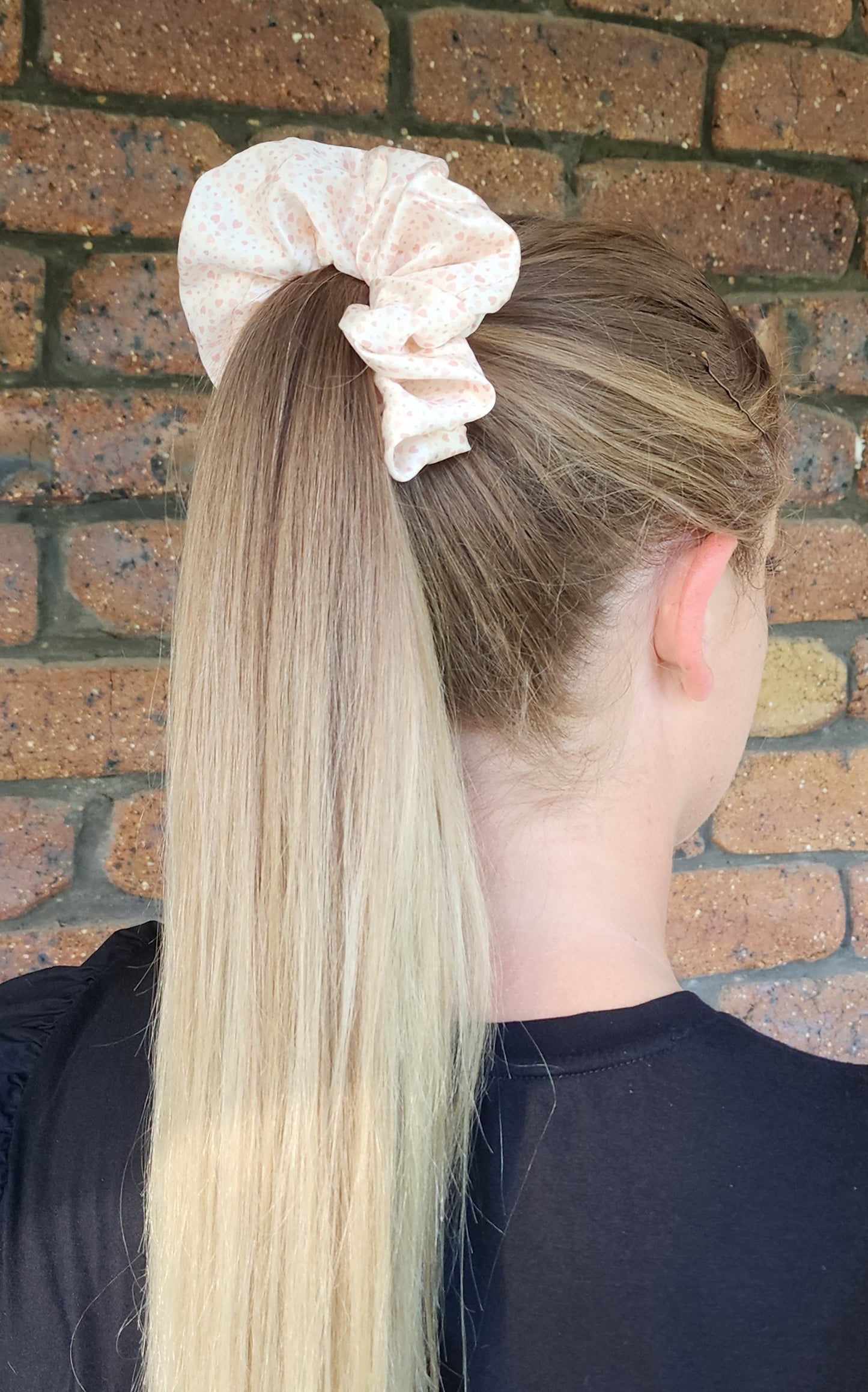 Sweetheart Oversized Mulberry Silk Scrunchie