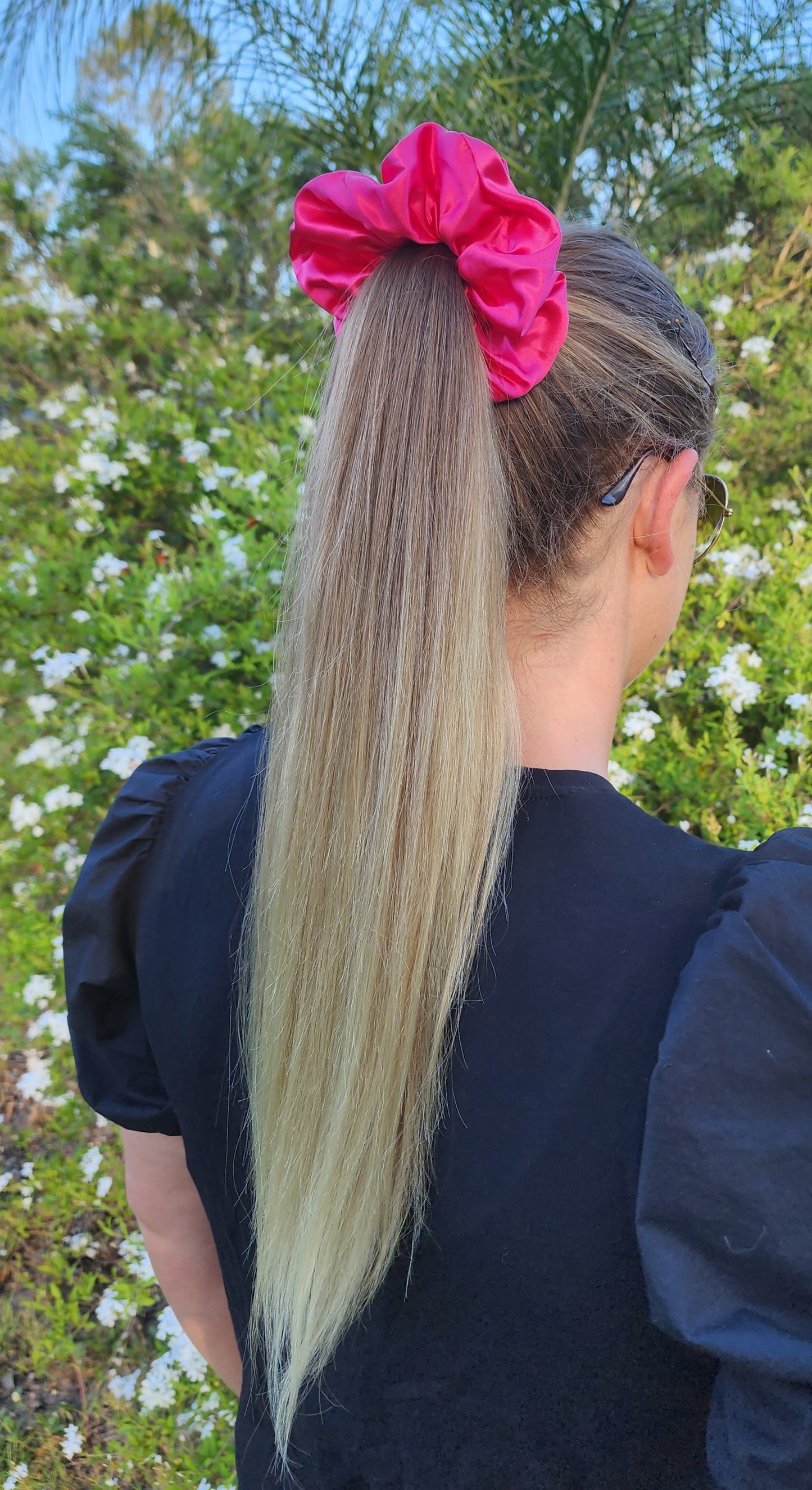 Wildberry Oversized Mulberry Silk Scrunchie