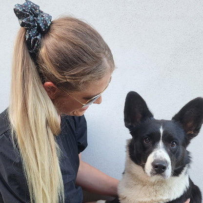 Little Paws Oversized Mulberry Silk Scrunchie