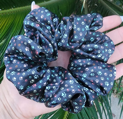 Little Paws Oversized Mulberry Silk Scrunchie