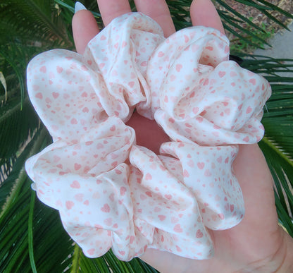 Sweetheart Oversized Mulberry Silk Scrunchie